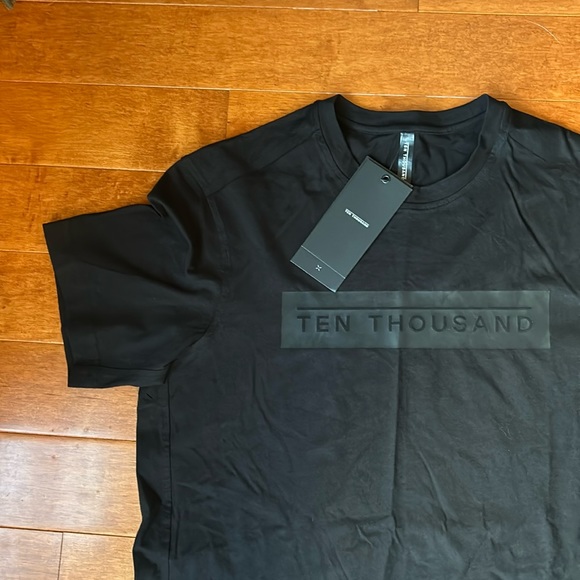 NWT Ten Thousand Black Essential Shirt Logo Tee Size Small, Medium & Large - Picture 2 of 7